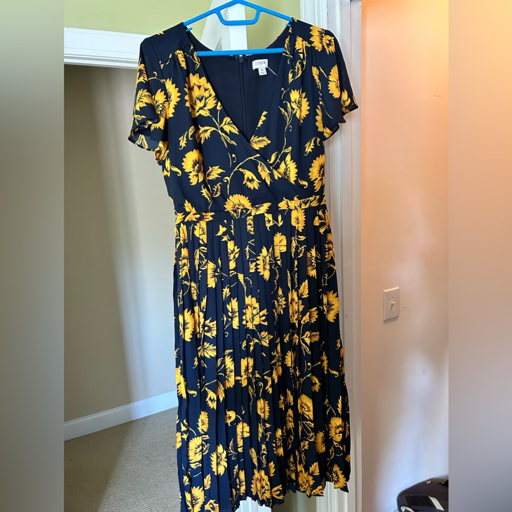 J Crew | Sunflower Midi Dress